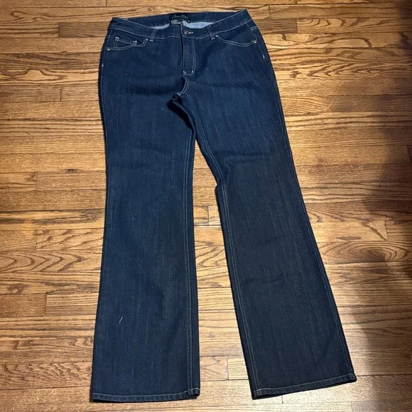 Terry Lewis Women’s Dark Blue Bootcut Jeans - Unbranded - Picture 3 of 8
